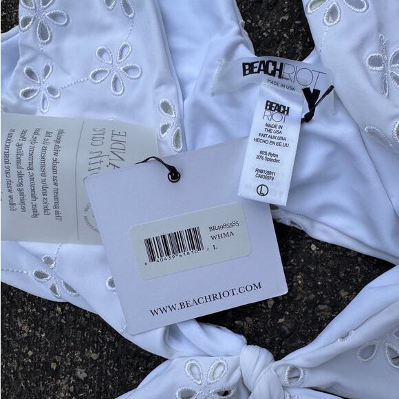 NWT Beach Riot Dallas Bikini Top Size Large - Picture 9 of 11